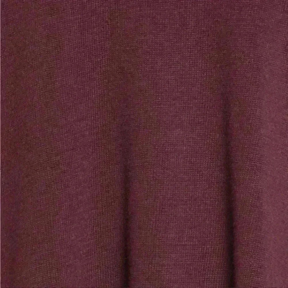 Chelsea28 Oversize V-Neck High/Low Sweater in Burgandy Stem Size XXS NWT - Picture 4 of 9